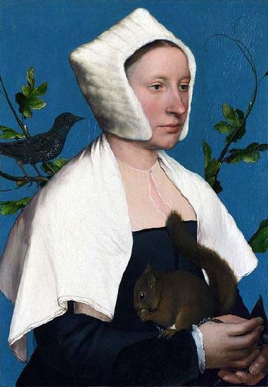 Hans holbein the younger Lady with a Squirrel